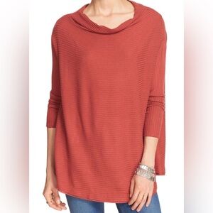 Free People | We The Free | Lover Ribbed Split Open Back Pullover | Small Petite